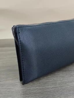 Simple Basic Large Capacity Clutch Bag Business Casual Outdoor Portable Dual Compartment Phone Bag Wristlet Bag Handbag Clutch