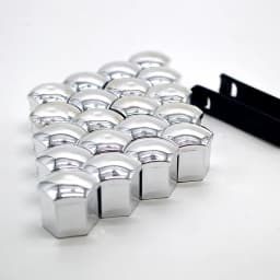 17mm/19mm/21mm 20Pcs Car Wheel Nut Caps Protection Covers Caps Auto Hub Screw Cover Black Car Tire Bolt Nut Cap Tyre Decoration