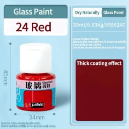 Beginners Glass Acrylic Paint 20/25ml Bottle Transparent Sun-Resistant Organic For Ceramics Diy Handmade Fabric Graffiti Pigment