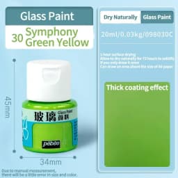 Beginners Glass Acrylic Paint 20/25ml Bottle Transparent Sun-Resistant Organic For Ceramics Diy Handmade Fabric Graffiti Pigment