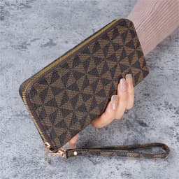 Cross-Border 2024 Spring New Men's and Women's Long Wallet Fashion Capacity Printing Coin Clutch Wallet Card Holder