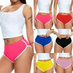 Summer Women's Casual Yoga Shorts Sports Fitness Workout Stretch Short Pants Female Middle Waist Home Shorts