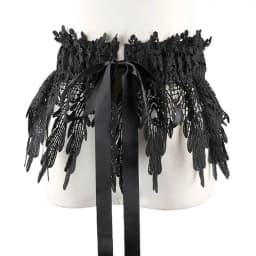 New Lace Tie Corset Wide Slimming Body Belts for Women Elastic High Waist Strap Stretch Shaping Girdle Cummerbands