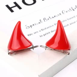 New Fashion Girls Stereo Devil Horns Ears Hairpins Trendy Cat Ear Hair Clip Children Baby Kids Hair Accessories Headband