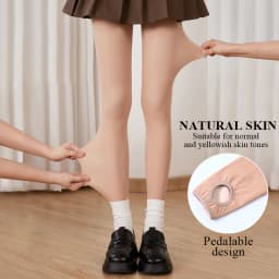 Kave Nude Leggings Winter Warm Double-layer Pile and Thicken Silk Stockings for Women Natural Autumn Flesh-colored Pantyhose