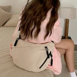Korean Simplified New Moon Bag Fashionable Design Wheat Ear Cross Body Bag Versatile High End Single Shoulder Dumpling Bag