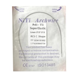 10pack Dental Arch Wires Orthodontic Super Elastic Stainless Steel Rectangle Archwire Lower/Upper 16x16/16x22/17x25/21x25