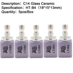 AG Lithium Disilicate C14 Dental Glass Ceramic Blocks LT/HT for CAD/CAM Sirona System Veneer Dentistry Materials Milling System