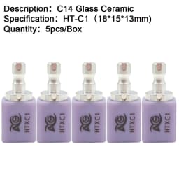 AG Lithium Disilicate C14 Dental Glass Ceramic Blocks LT/HT for CAD/CAM Sirona System Veneer Dentistry Materials Milling System