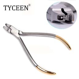 Dental Crimpable Hook Placement Plier Stainless Steel Free Hook Clamp Forceps Dental Orthodontic Pliers Instrument Dentist Tools