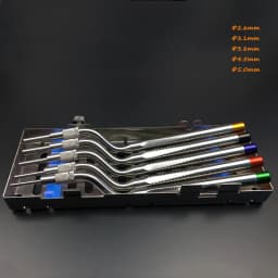5 Pcs Dental Implant Osteotome Instrument Maxillary Sinus Elevator Tool Concave Tips Sinus Lifting Device Implant Bone Extruder