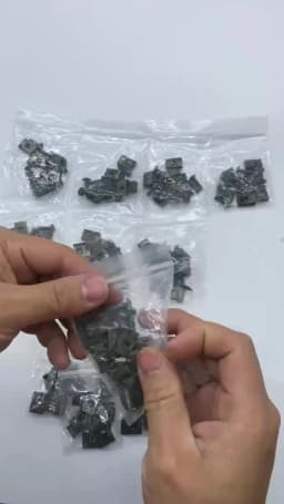 100Pcs-10Pc Mixed Car Metal Screw Tapping Fastener Clip U-Type Clip with Screw Anti-rust Protection Clip Screw Buckle Iron Sheet