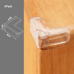 4/10pcs Children Anti Collision Corner Edge Protection Guards Baby Safety Corner Silicone Protector Table Soft Transparent