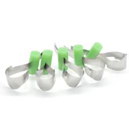 AG 20pcs/Box Dental Forming Sheet Orthodontic Sectional Contoured Metal Matrice Dentistry Matrix Bands Automatrix Locker