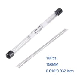AG 10Pcs/Pack Dental Orthodontic Stainless Steel Lingual Retainer Wire 150MM Flat Straight Twist Wires Dentistry Materials