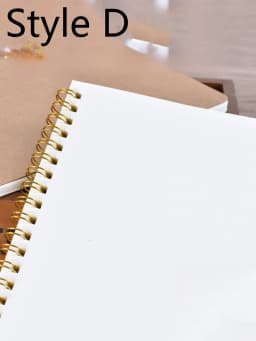A5 Coil Notebook Lined Dots Blank Grid Paper Journal Book For School Office Supplies Stationery