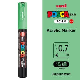 UNI PC 1M/3M/5M Posca Paint Marker Pen All Colors Water-based Pen Japan Mitsubishi Stationery DIY Painting Graffiti Art Supplies