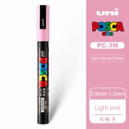 UNI PC 1M/3M/5M Posca Paint Marker Pen All Colors Water-based Pen Japan Mitsubishi Stationery DIY Painting Graffiti Art Supplies