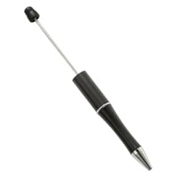 1pcs pen +6pcs Creative DIY Plastic Beaded Ballpoint Pen Printable Logo Cose Per La Scuola Pens for Writing Office Supplies