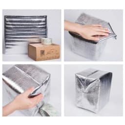 Aluminum Foil Cooler Bag Insulation Folding Picnic Portable Food Thermal Packing Bag Food Delivery Drink Carrier Insulated Bag