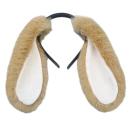 Funny Upright or Lop-ear Plush Bunny Ear Hair Hoops Women Girl Headband Cosplay Costume Accessories Party Headgear for Christmas