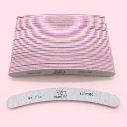 5/25Pcs/Lot Nail File Mix Color 80/100/150/180/240 Grit Professional Sandpaper Cuticle Remover Buffer Files Manicure Tool Set