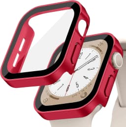 Tempered Glass+Cover For Apple Watch 11 10 9 8 7 46mm 42mm PC Bumper Screen Protector Case iWatch Series 7 6 5 4 SE3 44 40 45mm