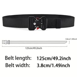 1Pc/2Pcs Versatile Men's Tactical Belts-Durable, Adjustable Design-For Outdoor Sports Enthusiasts,Pair with Jeans,For Men Women