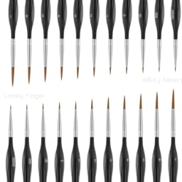 9/10/11/22pcs Fine Detail Paint Brush Set - Sturdy & Precise Miniature Brushes - Ideal for Model & Art Painting
