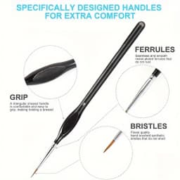 9/10/11/22pcs Fine Detail Paint Brush Set - Sturdy & Precise Miniature Brushes - Ideal for Model & Art Painting