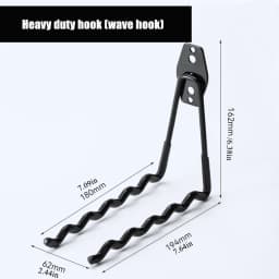 Garage Storage Utility Hooks,Garage Garden Tool Organizer,Hanging Utility Wall Mount Hooks,Heavy Duty Tool Storage Organizer
