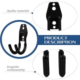Garage Storage Utility Hooks,Garage Garden Tool Organizer,Hanging Utility Wall Mount Hooks,Heavy Duty Tool Storage Organizer