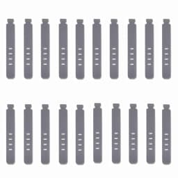 20/12/4PCS Cable Ties Cord Organizer Management Silicone Wire Holder Straps Zip Clips Reusable Tie Wraps Keeperwinder Rubber