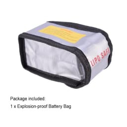 Lipo Guard Safety Bag Fireproof Explosion-Proof Portable Lipo Safety Bag for RC FPV Racing Drone Car Battery Safe