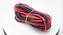 10 Meter/Lot High Quality Wire Silicone 10 12 14 16 18 20 22 24 26 28 30 AWG 5m Red and 5m Black Color