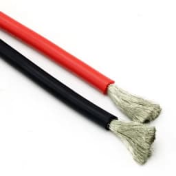 10 Meter/Lot High Quality Wire Silicone 10 12 14 16 18 20 22 24 26 28 30 AWG 5m Red and 5m Black Color