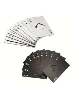 Stainless Steel Spades A Winemaker Bottle Opener Playing Cards Bottle Opener Credit Card Beer Bottle Opener