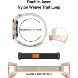 Nylon Band for HaiWei Galaxy Watch 7 6 5 4 40mm 44mm Classic/Active/Gear S3 Frontier 20mm 22mm Sport Loop Strap Amazfit GTS 3 4