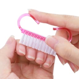 50/1pcs Plastic Nail Art Brushes Mix Color Nail Hand Scrubbing Cleaning Brush Dust Cleaner Nail Art Manicure Soft Remover Tools