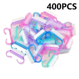 50/1pcs Plastic Nail Art Brushes Mix Color Nail Hand Scrubbing Cleaning Brush Dust Cleaner Nail Art Manicure Soft Remover Tools