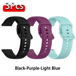 Strap For Amazfit Bip Max/6 5/balance 3 2/Active Max/2/GTS 4 Series Silicone Correa Bracelet 20mm/22mm Quick Release Watch Band