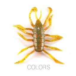 2023 Supercontinent 12Pcs/lot water spider Silicone Lures Worm 38mm/1.42g Fishing Lures Attractive Shrimp odor salt Wobbler