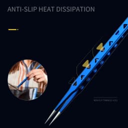 MECHANIC AAC-14 Hollow Heat-Dissipating Tweezers Lengthened Thickened High Hardness Tweezers For Mobile Phone Repair Tweezer