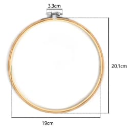 10pcs/Set 10-30cm Wooden Embroidery Hoops Frame Set Bamboo Embroidery Hoop Rings For DIY Cross Stitch Needle Craft Tool
