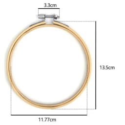 10pcs/Set 10-30cm Wooden Embroidery Hoops Frame Set Bamboo Embroidery Hoop Rings For DIY Cross Stitch Needle Craft Tool