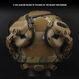 Headset Bracket Multiangle Rotation Helmet Rail Adapter Fit OPS Core ARC and Team Wendy Rail Headphone Mount