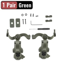 Headset Bracket Multiangle Rotation Helmet Rail Adapter Fit OPS Core ARC and Team Wendy Rail Headphone Mount
