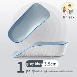 1 Pair of Halloween Decorations 1.5/2.5/3.5 cm Arch Support Height Increase Insole Elastic Lift Men's and Women's Insoles