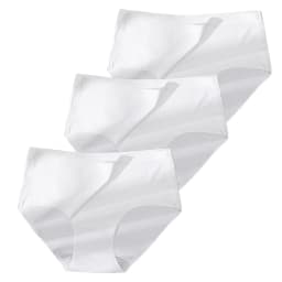 3Pcs Plus Size Underwear Women's Panties Ice Silk Solid Color Ladies Seamless Underpant Girls Briefs Breath Sexy Lingerie Female