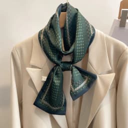 50 Color New Women Silk Feel Printed Design Scarf Shawl Fashion Luxury Long Narrow Small Silk Scarves Ladies Headband Headscarve